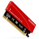 Axagon PCEM2-S PCI-E 3.0 16x - M.2 SSD NVMe, up to 80mm SSD, low profile, cooler