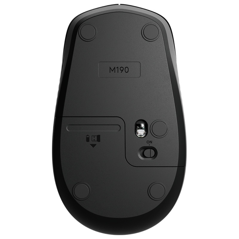 Logitech M190 Wireless Mouse - MID GREY