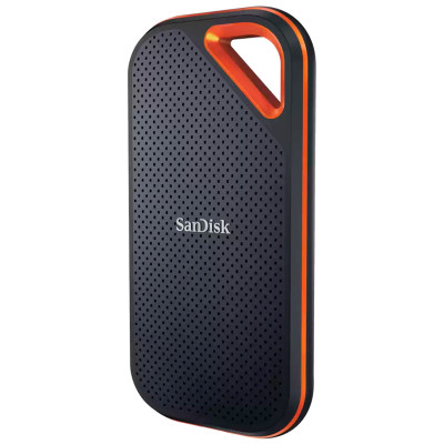Sandisk Extreme PRO 4TB Portable SSD - Read/Write Speeds up to 2000MB/s, USB 3.2 Gen 2x2, Forged Aluminum Enclosure, 2-meter drop protection and IP55 resistance