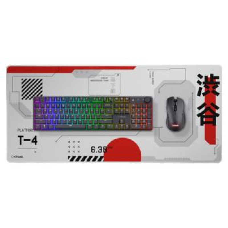 Trust Datorpeles paliktnis Trust GXT 759W XXL Japan White