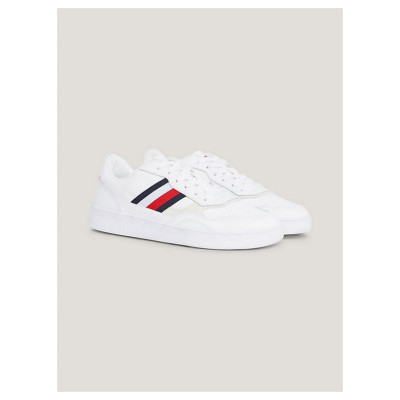 Tommy Hilfiger Court Cupsole Retro Lth Stripes M FM0FM04828YBS shoes (46)
