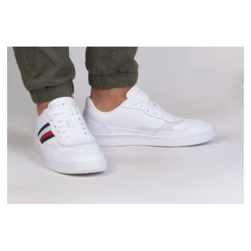 Tommy Hilfiger Court Cupsole Retro Lth Stripes M FM0FM04828YBS shoes (46)