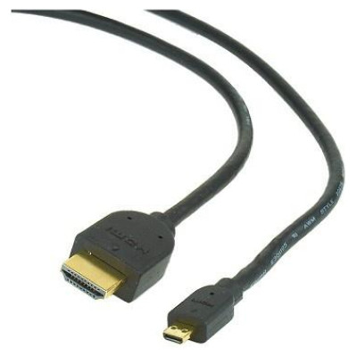 Gembird CABLE HDMI-MICRO HDMI 1.8M/V.2.0 BLK CC-HDMID-6 GEMBIRD