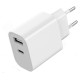 Gembird CHARGER USB UNIVERSAL WHITE/2P TA-UC-2AC12-01 GEMBIRD