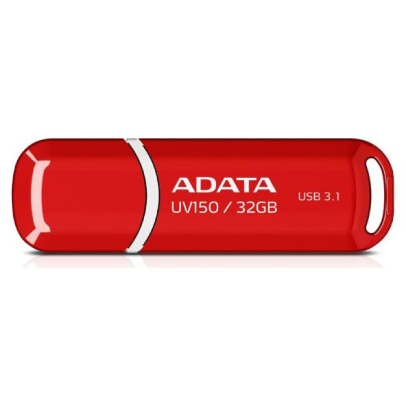 Adata MEMORY DRIVE FLASH USB3.1 32GB/RED AUV150-32G-RRD ADATA