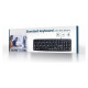 Gembird KEYBOARD STANDART USB ENG BIG/LETT. BLACK KB-US-103 GEMBIRD