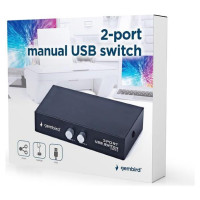 Gembird I/O SWITCH USB 2P/DSU-21 GEMBIRD