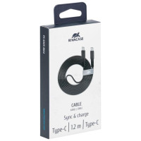 Rivacase CABLE USB-C TO USB-C 1.2M/BLACK PS6005 BK12 RIVACASE