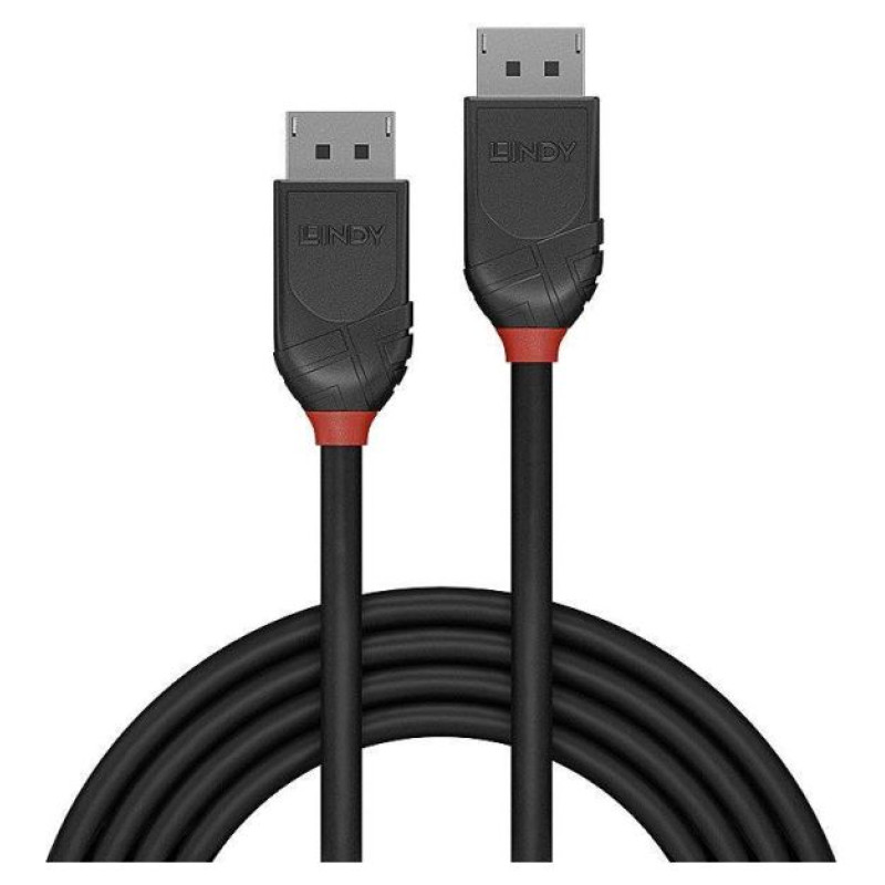 Lindy CABLE DISPLAY PORT 2M/BLACK 36492 LINDY