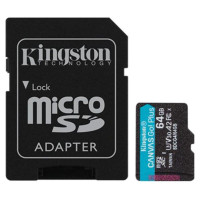 Kingston MEMORY MICRO SDXC 64GB UHS-I/W/ADAPTER SDCG4/64GB KINGSTON