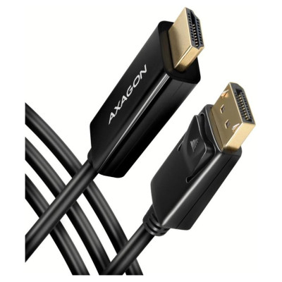 Axagon RVD-HI14C2 DisplayPort > HDMI 1.4 cable 1.8m 4K/30Hz