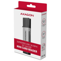 Axagon CARD READER USB-C+USB3.2 2SLOT/SD/MICROSD CRE-DAC AXAGON
