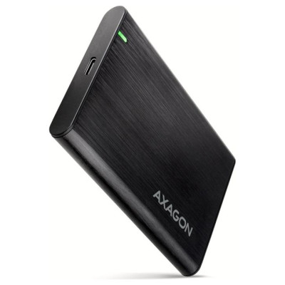 Axagon EE25-A6C USB-C 3.2 Gen 1 - SATA 6G 2.5" External SCREWLESS ALU RAW box BLACK