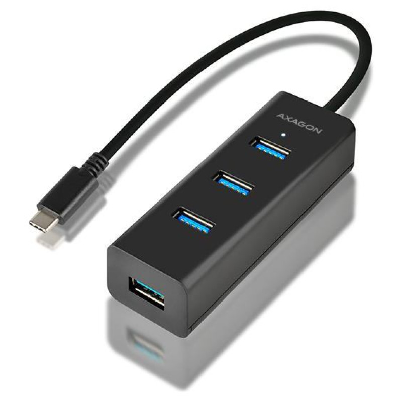 Axagon HUE-S2C 4x USB3.0 Charging Hub, MicroUSB Charging Connector, Type-C