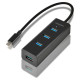 Axagon I/O HUB USB-C 4PORT CHARGING/0.4M HUE-S2C AXAGON