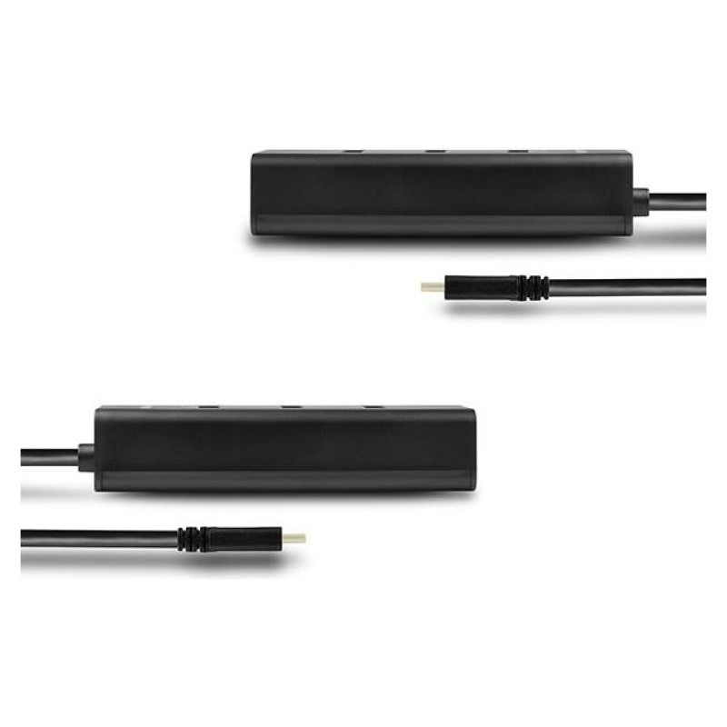 Axagon HUE-S2C 4x USB3.0 Charging Hub, MicroUSB Charging Connector, Type-C