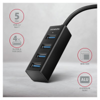 Axagon I/O HUB USB-C 4PORT MINI/0.2M HUE-M1C AXAGON