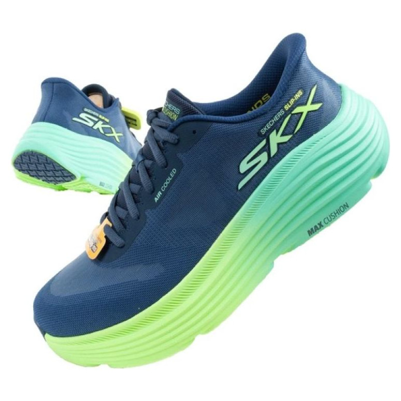 Skechers Max Cushioning Slip-Ins W 129473/NVLM Running Shoes (38.5)