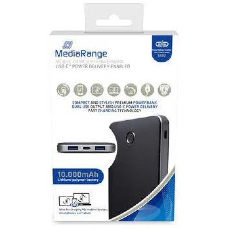 Mediarange POWER BANK USB 10000MAH/MR753 MEDIARANGE