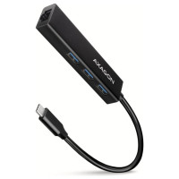 Axagon I/O HUB USB-C 4PORT GLAN/0.2M HMC-GL3A AXAGON