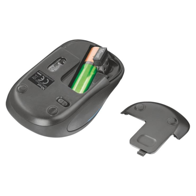 Trust MOUSE USB OPTICAL WRL YVI FX/BLACK 22333 TRUST