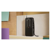 Philips portatīvais kabatas izmēra radio, melns - TAR1509/00