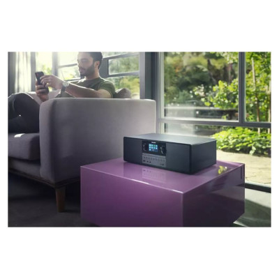 Philips Mikro mūzikas sistēma ar Bluetooth, Interneta radio, DAB+, melna - TAM6805/10
