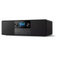 Philips Mikro mūzikas sistēma ar Bluetooth, Interneta radio, DAB+, melna - TAM6805/10