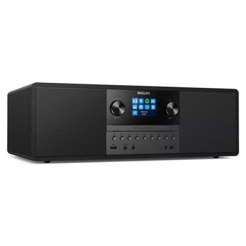 Philips Mikro mūzikas sistēma ar Bluetooth, Interneta radio, DAB+, melna - TAM6805/10