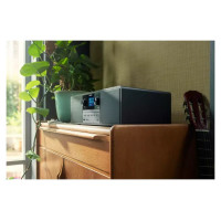 Philips Mikro mūzikas sistēma ar Bluetooth, Interneta radio, DAB+, melna - TAM6805/10
