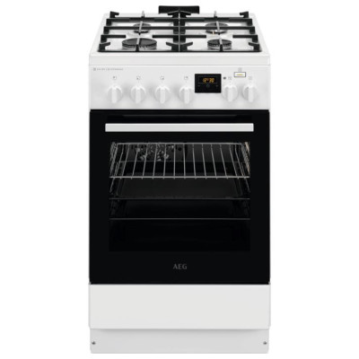 AEG gāzes plīts ar elektrisko cepe&scaron;krāsni - CKB56490BW