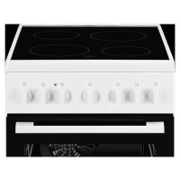 Electrolux 300.sērijas elektriskā plīts ar elektrisko cepeškrāsni, balta, 50cm - LKR500066W