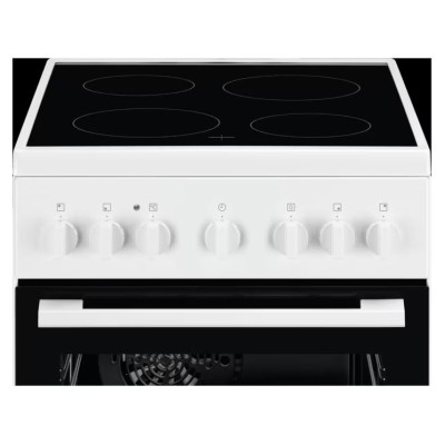 Electrolux 300.sērijas elektriskā plīts ar elektrisko cepe&scaron;krāsni, balta, 50cm - LKR500066W