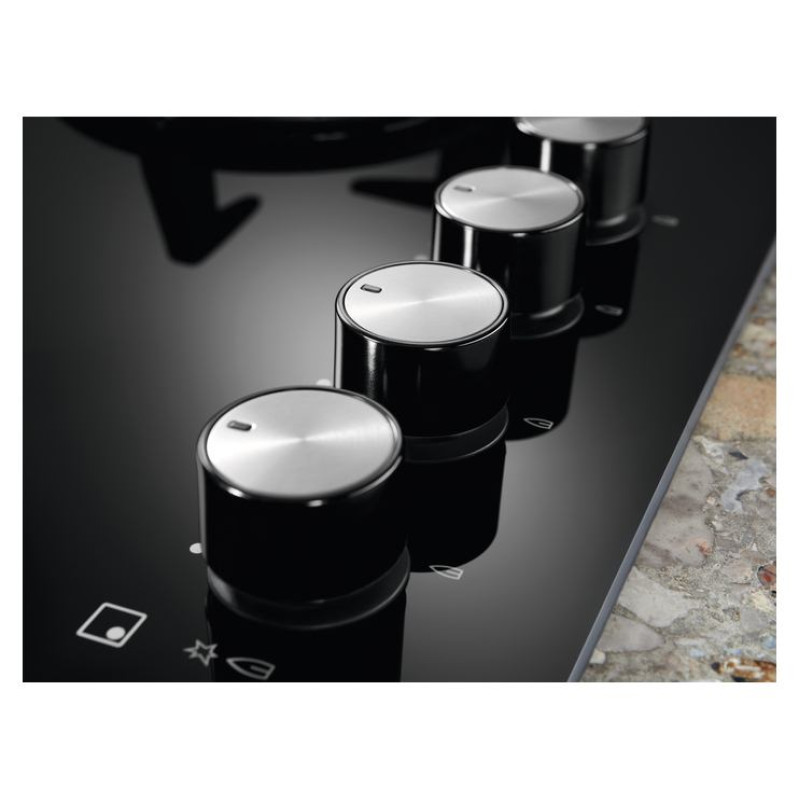 Electrolux stikla gāzes plīts virsma, iebūv., 60cm - KGG6456K