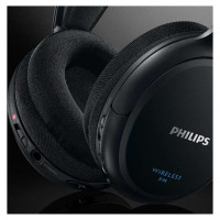 Philips Hi-Fi bezvadu austiņas (melnas) - SHC5200/10