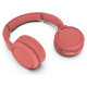 Philips austiņas On-Ear ar Bluetooth, sarkanas - TAH4205RD/00