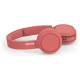 Philips austiņas On-Ear ar Bluetooth, sarkanas - TAH4205RD/00