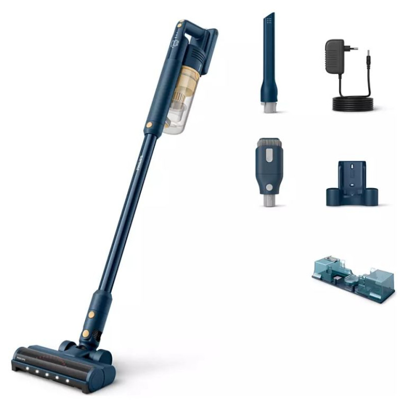 Philips Vacuum Cleaner|PHILIPS|Upright/Cordless/Bagless|Capacity 0.27 l|Noise 84 dB|Blue|Weight 1.4 kg|XC5043/01