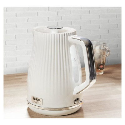 Tefal tējkanna Loft, 1.7l, 2400W, balta - KO2501