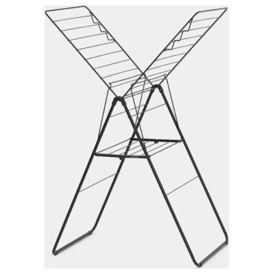 Brabantia HangOn veļas žāvētājs, 20m, Matt Black - 403408