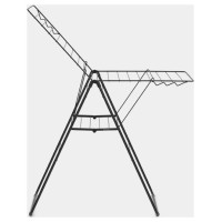 Brabantia HangOn veļas žāvētājs, 20m, Matt Black - 403408