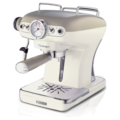 Ariete espresso kafijas automāts Vintage, Cream - A1389/13