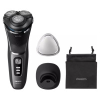 Philips Shaver Series 3000, Wet& Dry skuveklis (lādējams), melns - S3343/13