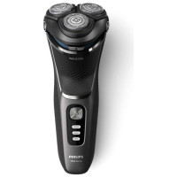 Philips Shaver Series 3000, Wet& Dry skuveklis (lādējams), melns - S3343/13