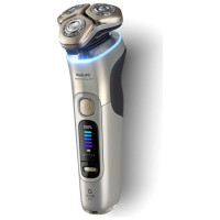 Philips i9000 Prestige Ultra Elektroskuveklis mitrai/sausai skūšanai (lādējams), baltais zelts - XP9403/31