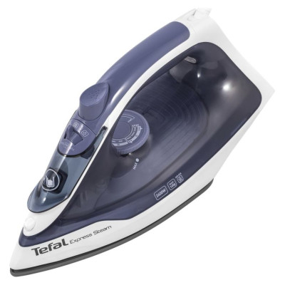 Tefal Express gludeklis, 2400W, zils/balts - FV2837E0