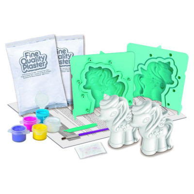 4M 3D Mould & Paint DIY komplekts 3D veido&scaron;ana un krāso&scaron;ana &ndash; Mirdzo&scaron;ie vienradži