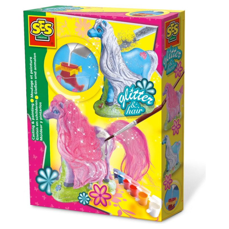 SES Ģip&scaron;a figūra: Mirdzo&scaron;ie zirgi