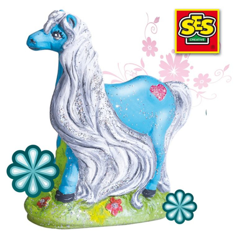 SES Ģip&scaron;a figūra: Mirdzo&scaron;ie zirgi