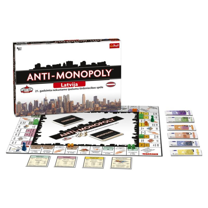 Trefl Spēle "Anti-Monopoly" (Latvie&scaron;u val.)